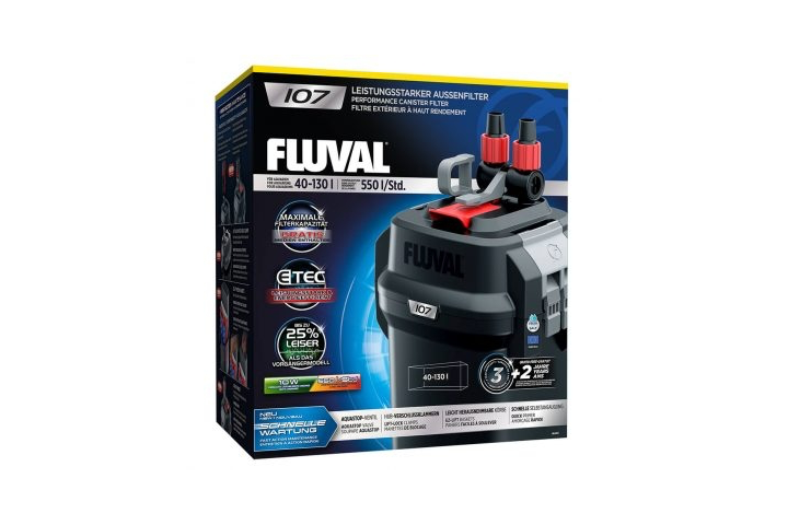 Fluval 107-Außenfilter, bis zu 100 l